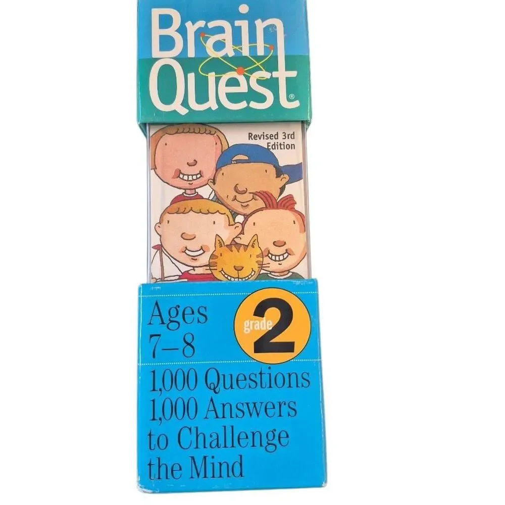 Brain Quest Grade 2 Deck 1 (Ages 7-8) Revised 3rd Edition – Used